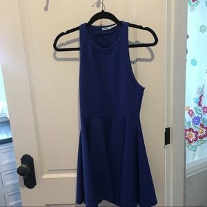 Blue Urban Outfitters fit and flare dress